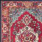 Safavieh Monaco MNC207C-4 4" x 5"7" Red/Turquoise Area Rug, , large