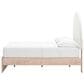 Ashley Arloster Full Upholstered Panel Bed in Tan/White, , large
