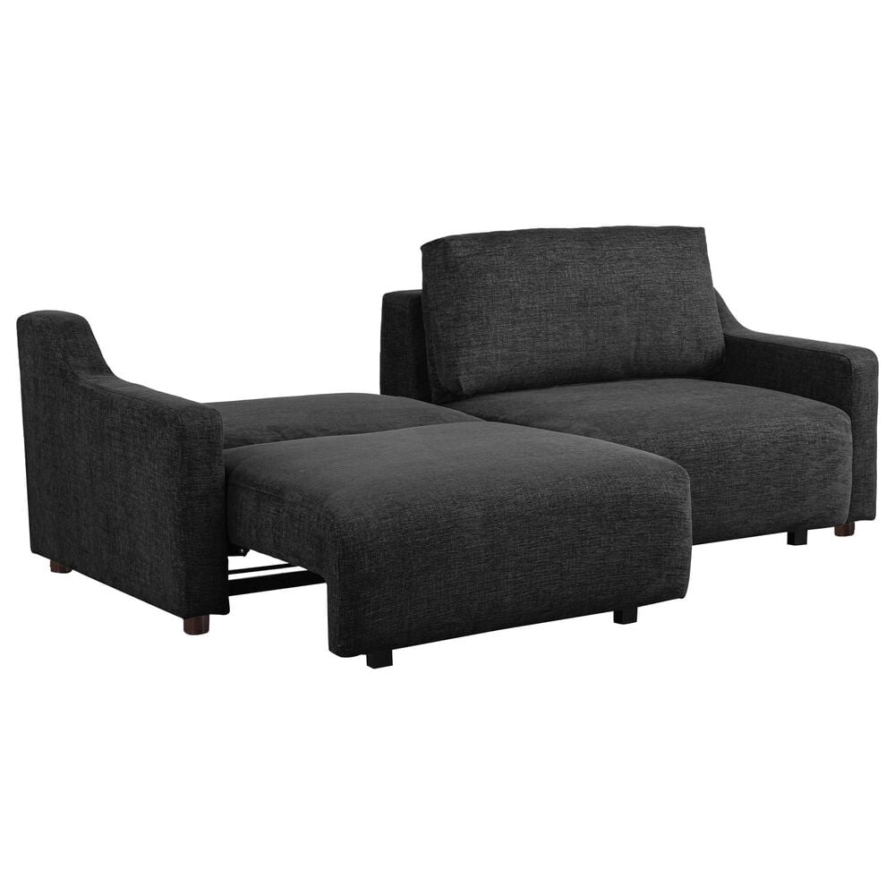 Lifestyle Solutions Glenmont Convertible Sofa in Black, , large