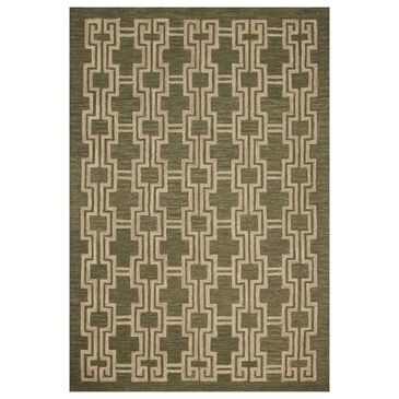 Loloi Barrow Moss and Beige 5" x 7"6" Area Rug, , large
