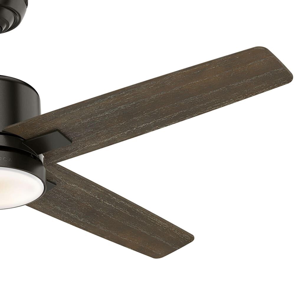 Hunter Axial 52&quot; Ceiling Fan with LED Light in Noble Bronze and River Timber, , large