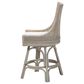 Baxton Studio Bella Swivel Counter Stool in French Grey, , large
