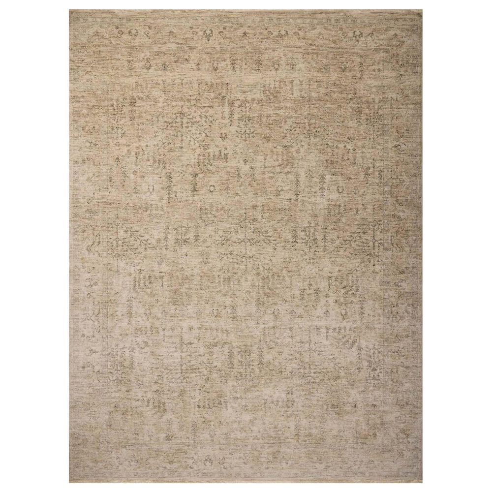 Magnolia Home Junie 3"11" x 5"7" Oatmeal and Smoke Area Rug, , large