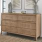 Urban Home Dorsey 6-Drawer Dresser in Granola, , large