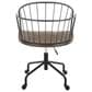 Lumisource Riley Office Chair in Black and Dark Walnut, , large