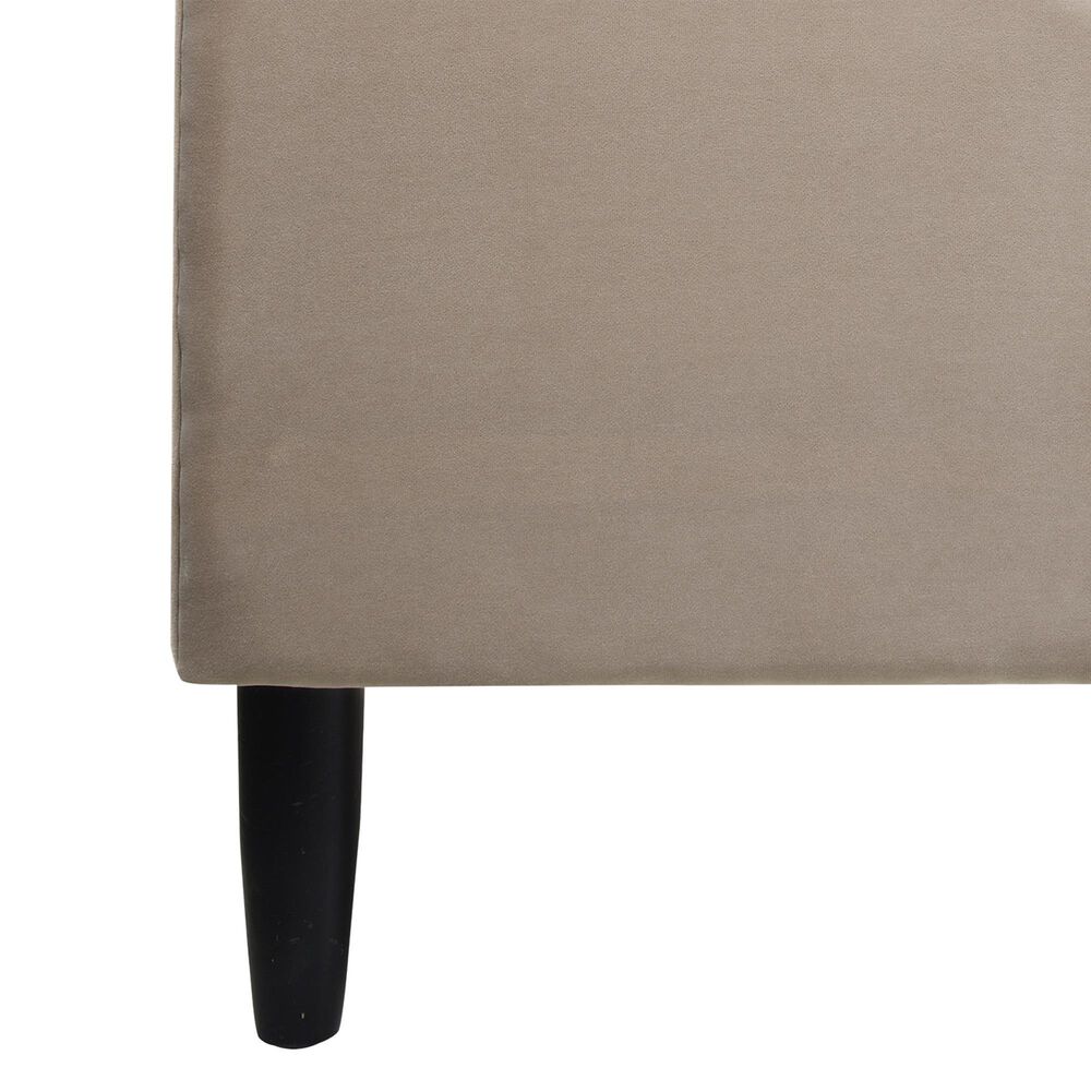 Jennifer Taylor Home Aspen King Platform Bed in Mink Beige, , large
