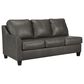Ashley Valderno 2-Piece Right Facing Sectional with Chaise in Fog, , large