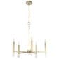 Hunter Sunjai 5-Light Chandelier in Alturas Gold, , large