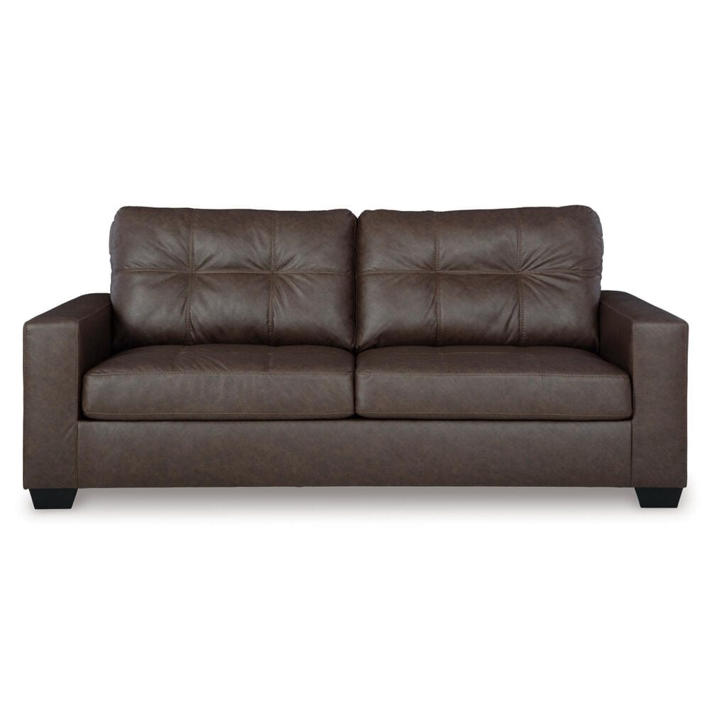 Ashley Barlin Mills Stationary Queen Sleeper Sofa in Umber, , large