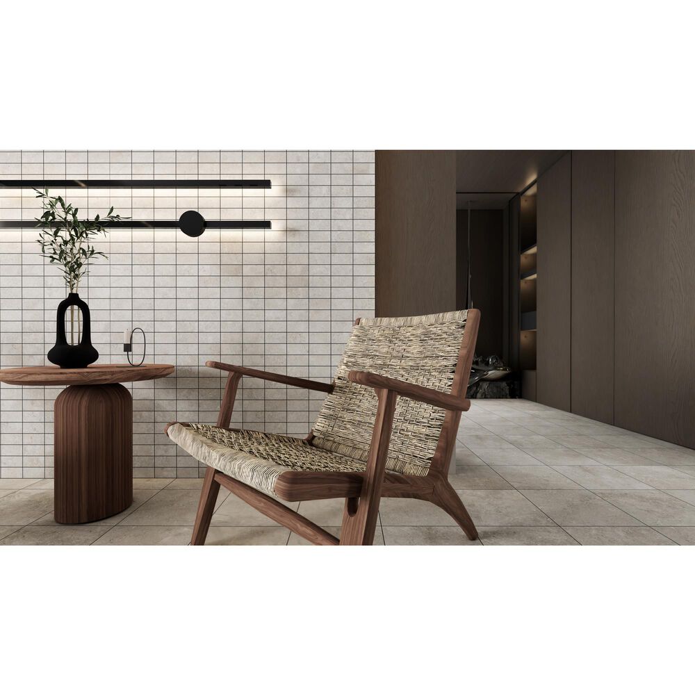 Emser Culver Gray 12&quot; x 12&quot; Porcelain Mosaic Tile, , large