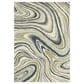 Oriental Weavers Branson 3"3" x 5" Ivory and Blue Area Rug, , large