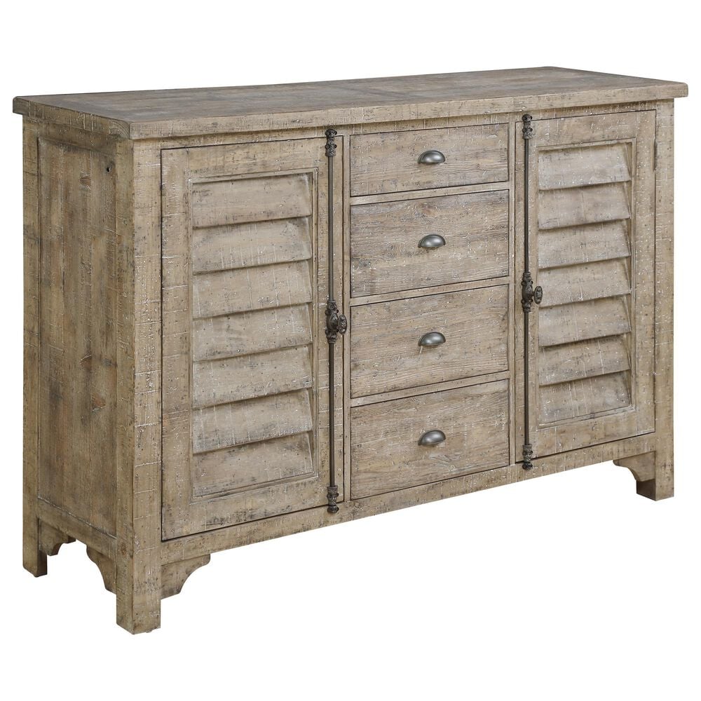 Emerald Home Furnishings interlude Buffet in Sandstone Brown, , large