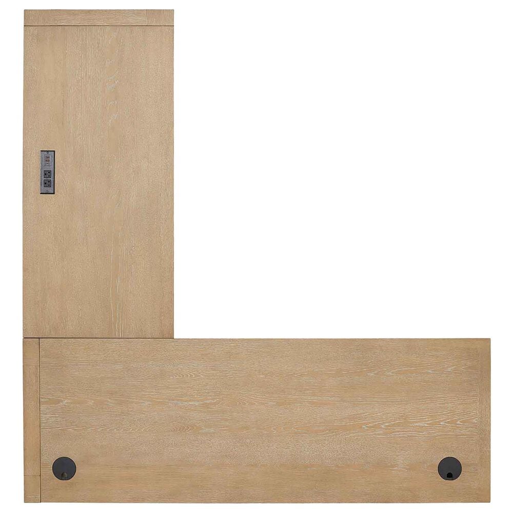 Wycliff Bay Canyon Drive Office L-Shaped Desk in Natural Oak, , large