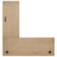Wycliff Bay Canyon Drive Office L-Shaped Desk in Natural Oak, , large