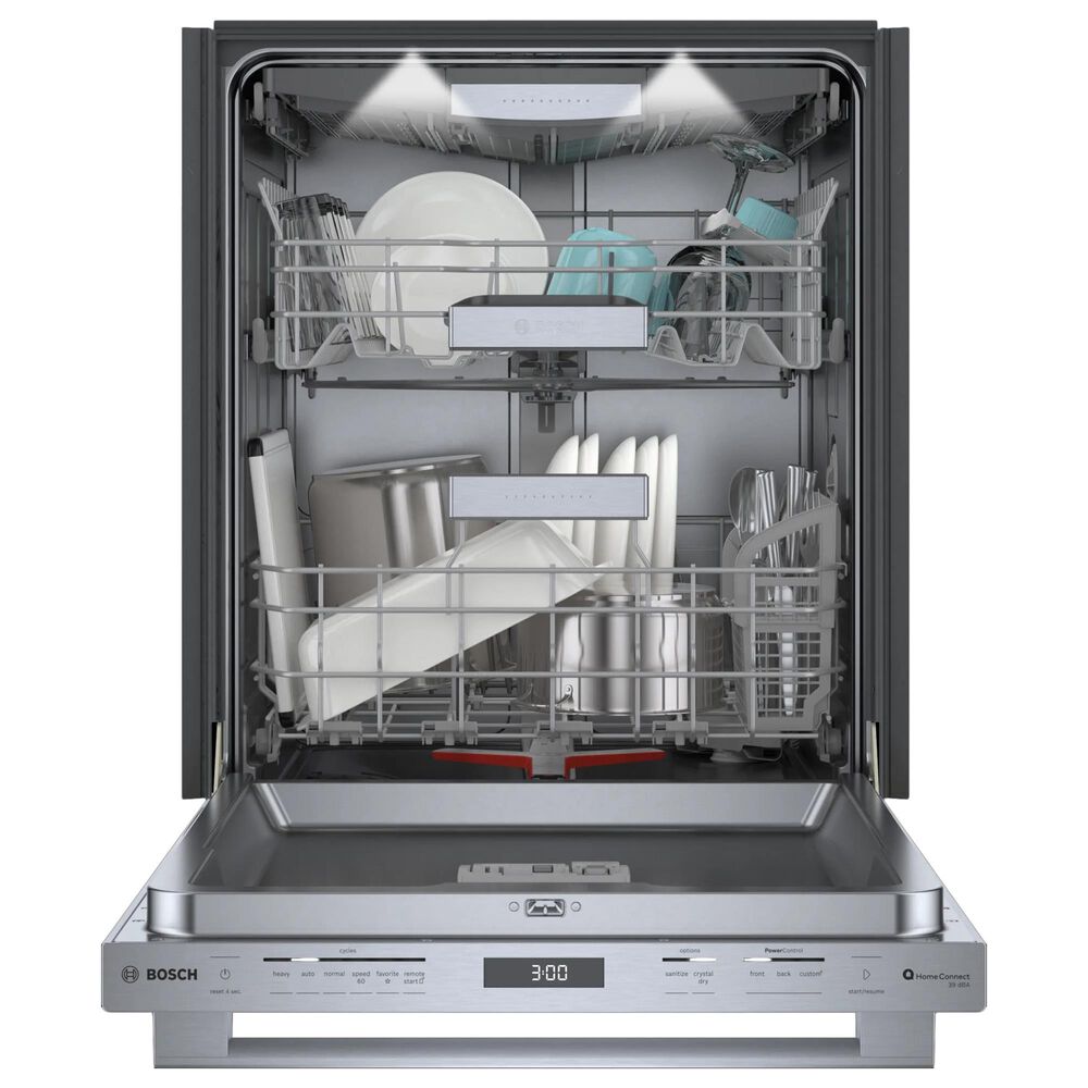 Bosch Benchmark 24" Smart Built-In Dishwasher with 3rd Rack in Stainless Steel, , large