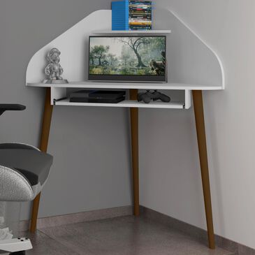 Dayton Bradley Corner Desk in White, , large