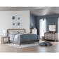 Ashley Sharnari 4-Piece King Bedroom Set in Warm Gray, Brown and Antique White Laminate, , large