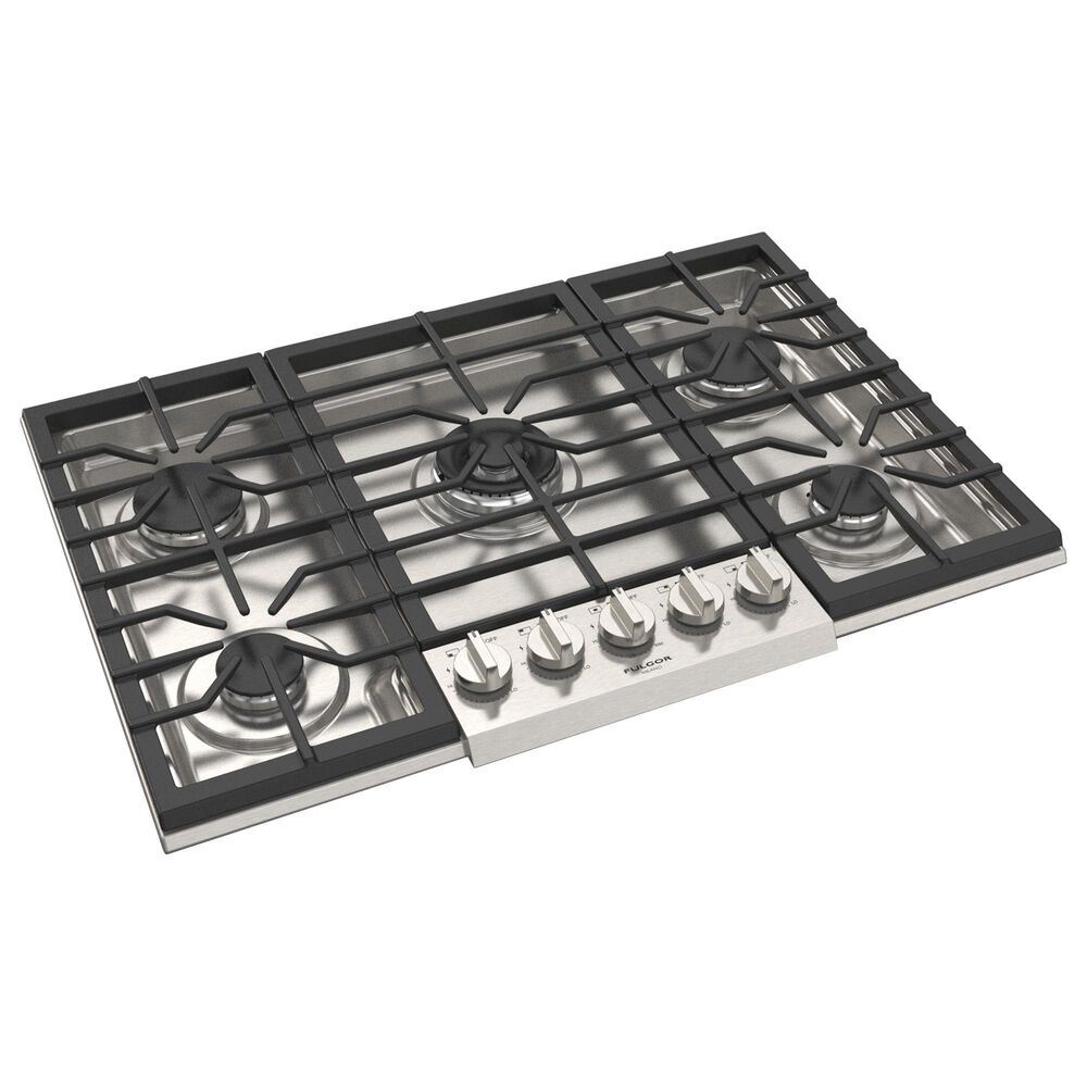 Fulgor Milano 30&quot; Natural Gas Cooktop with Central Dual Burner in Stainless Steel, , large