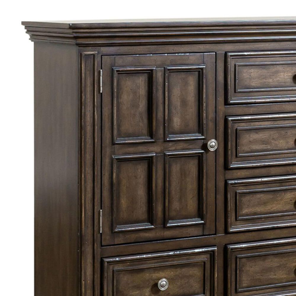 Liberty Furniture Big Valley 6-Drawer Dresser in Brownstone, , large