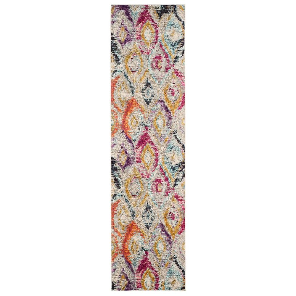 Safavieh Monaco MNC242F-210 2&#39;2&quot; x 10&#39; Multi Runner, , large
