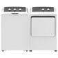 GE Appliances 6.2 Cu. Ft. Electric Dryer in White and Stainless Steel, , large
