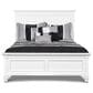 New Heritage Design Tamarack Full Panel Bed in White, , large