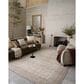 Amber Lewis x Loloi Bexley Natural and Taupe 6"6" x 9"3" Area Rug, , large