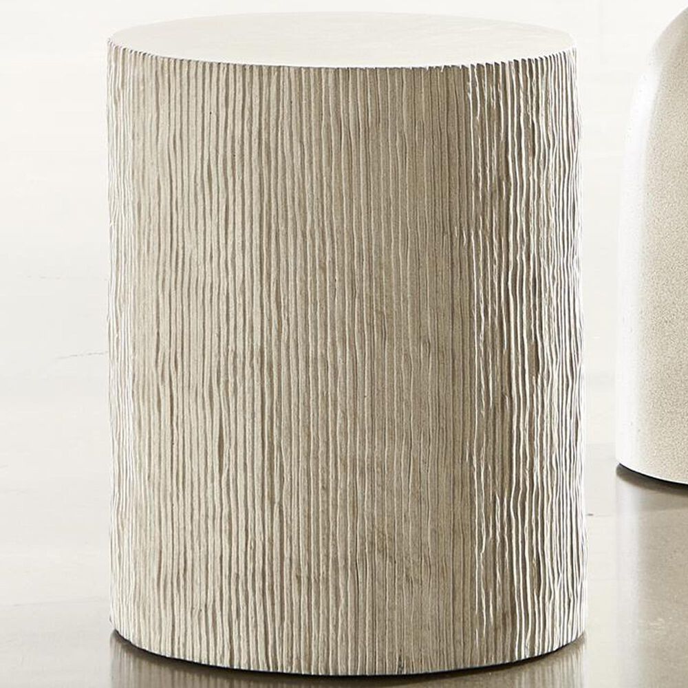 Bernhardt Antibes 22&quot; Round End Table in Pumice, , large