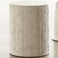 Bernhardt Antibes 22" Round End Table in Pumice, , large
