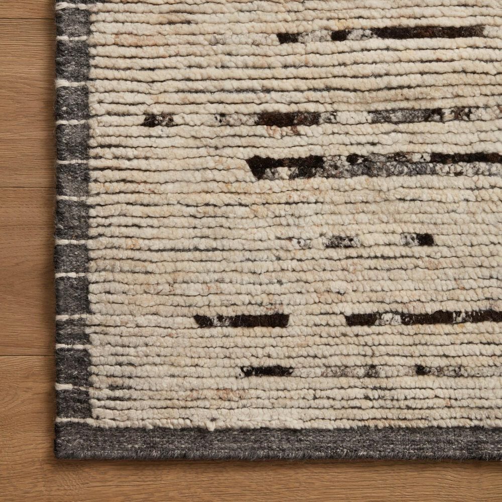 Amber Lewis x Loloi Briyana 7&#39;9&quot; x 9&#39;9&quot; Natural and Black Area Rug, , large