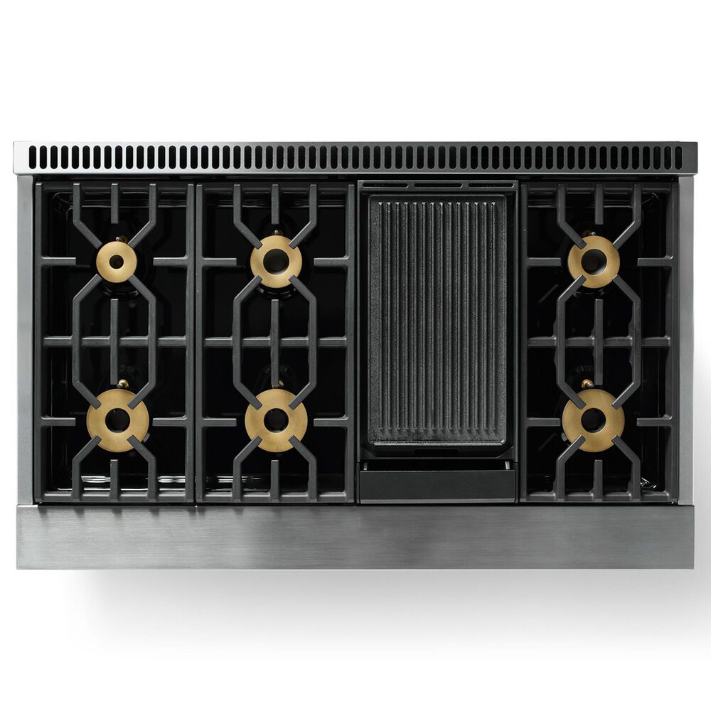 Viking Range 7 Series 48" Sealed Burner Gas Range in Stainless Steel, , large