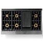 Viking Range 7 Series 48" Sealed Burner Gas Range in Stainless Steel, , large