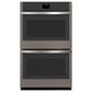 GE Appliances 2-Piece Kitchen Package with Fingerprint Resistant Slate 30" Smart Built-In Double Wall Oven and Stainless Steel 36" Gas Cooktop, , large
