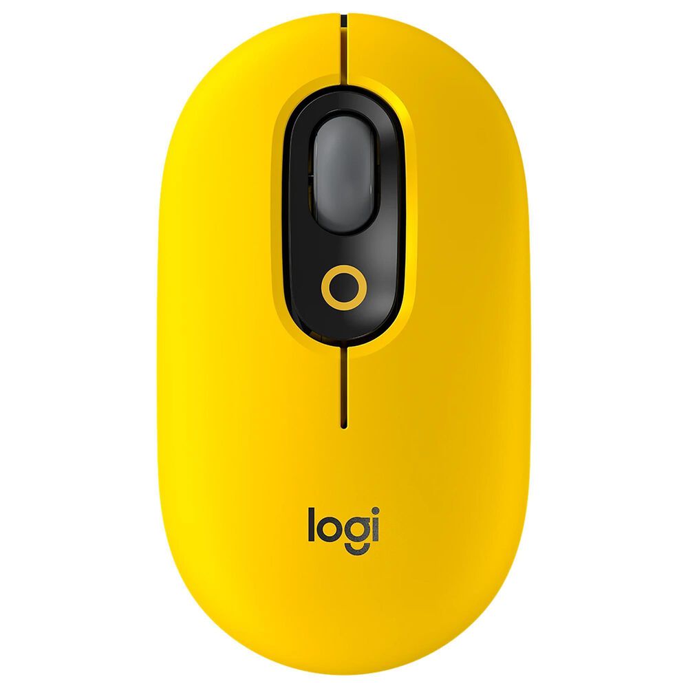 Logitech Pop Mouse with Emoji in Yellow and Black, , large