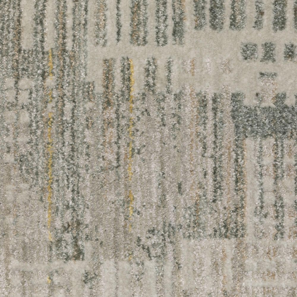 Oriental Weavers Mallory MAL03 Beige and Blue 2'3" x 7'6" Runner, , large