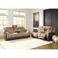 Ashley Mixed Motion Power Reclining Sofa in Brownstone, , large