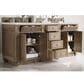 James Martin Vanities Bristol 72" Double Bathroom Vanity in Whitewashed Walnut with 3 cm Eternal Marfil Quartz Top and Rectangular Sinks, , large