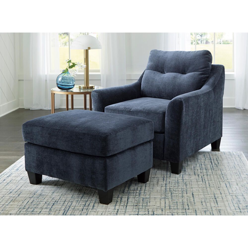 Ashley Amity Bay Arm Chair in Ink, , large
