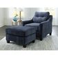 Ashley Amity Bay Arm Chair in Ink, , large