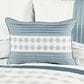 Royal Court Trilogy Lumbar Pillow in Blue and White, , large