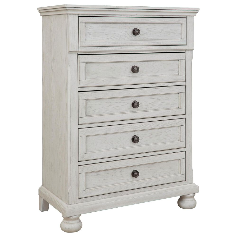 Ashley Robbinsdale 3-Piece T/F Bunk Bed Set in Antique White, , large