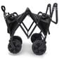 Wonderfold Utility Push and Pull Folding Wagon in Black and Gray, , large