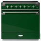 AGA Elise 36" Induction Range with Brushed Nickel Knobs in Cornwall Green, , large