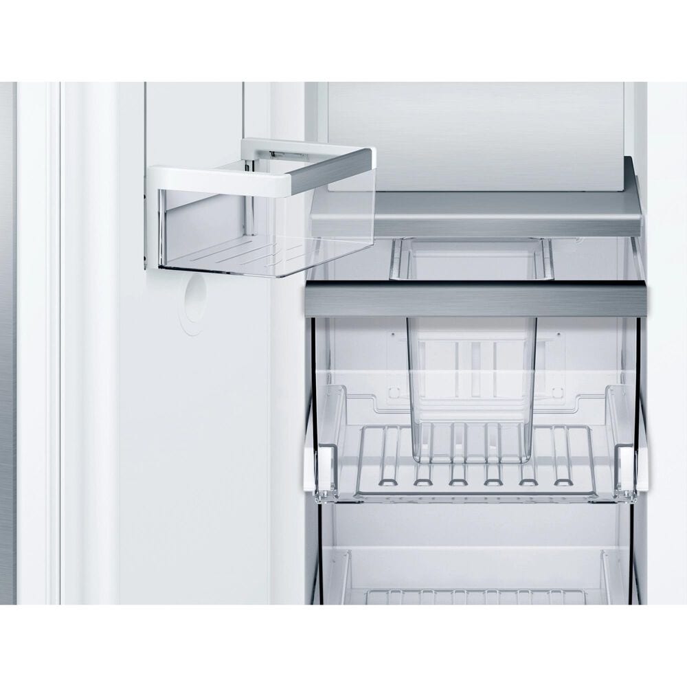 Bosch Benchmark 18&quot; Built-In Custom Panel Single Door Freezer in Stainless Steel, , large