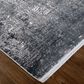 Feizy Cadiz 11"6" x 14"6" Charcoal and Black Area Rug, , large