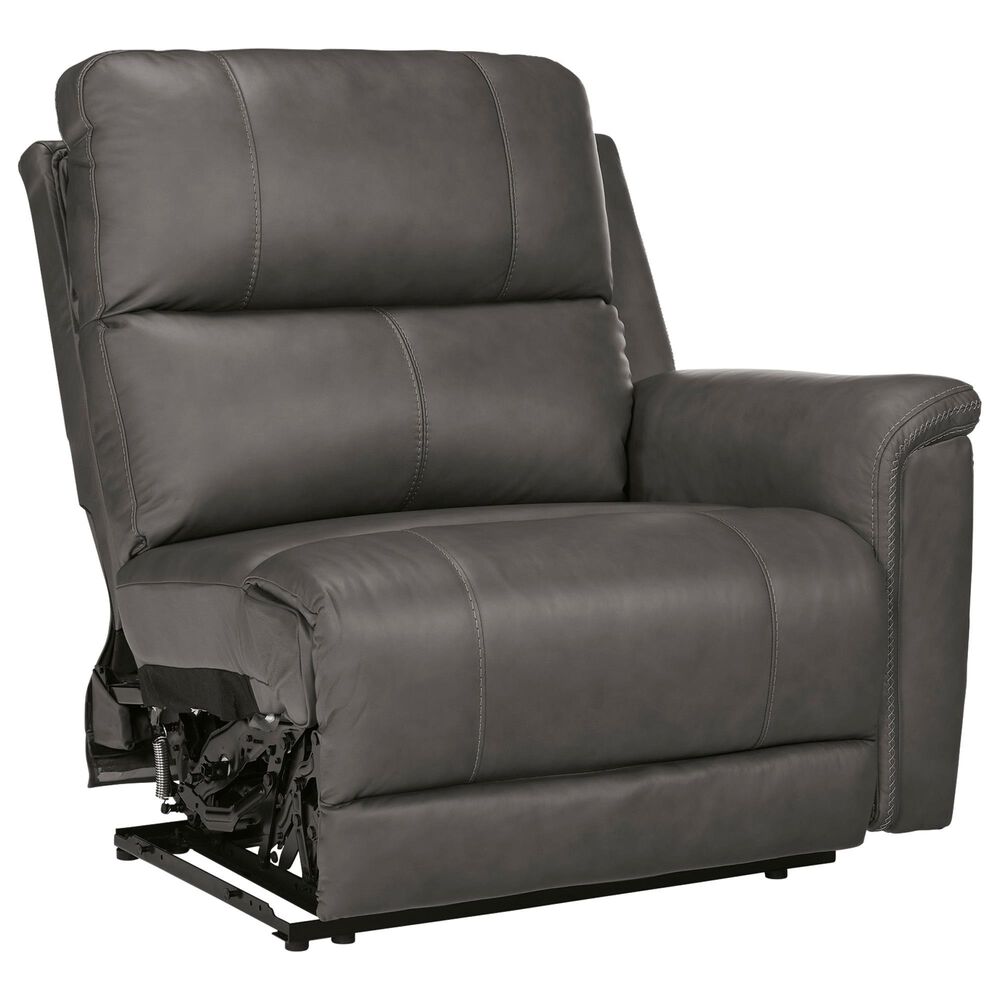 Ashley 3-Piece Power Symmetrical Reclining Sectional Loveseat with Console in Anchor, , large
