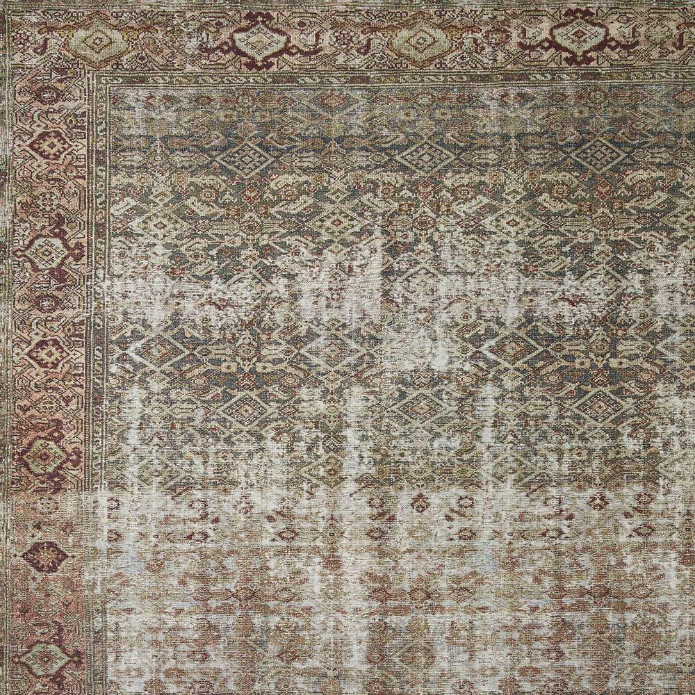 Amber Lewis x Loloi Georgie 2&#39; x 5&#39; Moss and Salmon Area Rug, , large