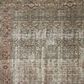 Amber Lewis x Loloi Georgie 2" x 5" Moss and Salmon Area Rug, , large