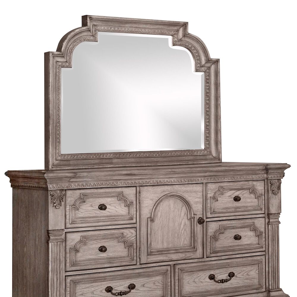 Sasha Lee Dresser Mirror in Light Taupe, , large
