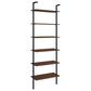 Coaster Owens 6-Shelf Wall Bookcase in Walnut and Black, , large